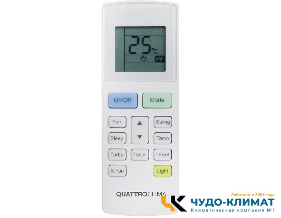 Кондиционер QUATTROCLIMA Capri QV-CA24WA/QN-CA24WA