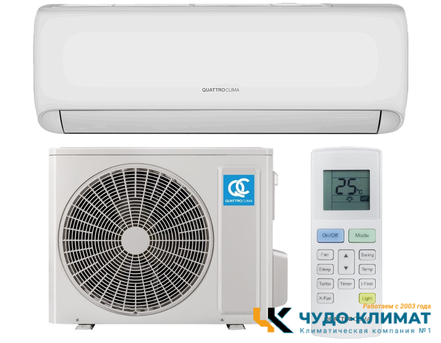 Кондиционер QUATTROCLIMA Capri QV-CA24WA/QN-CA24WA