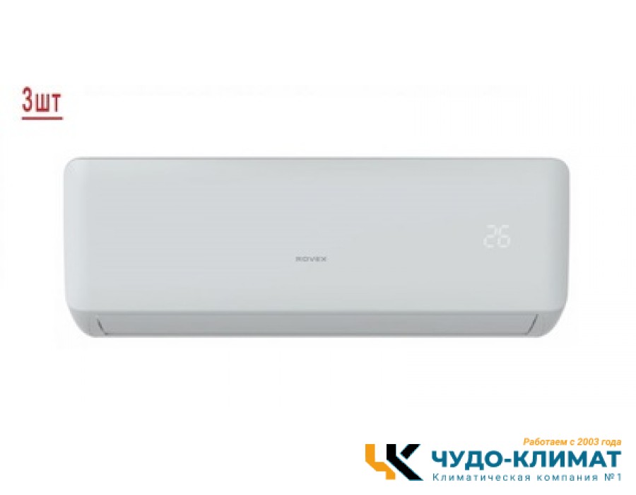 Мульти сплит-система на 3 комнаты Rovex 3M21UIHA/RS-M07IHA1*3