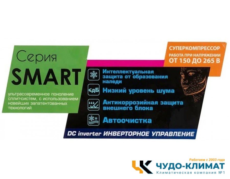 Кондиционер Rovex Smart PRO RS-24PXI6