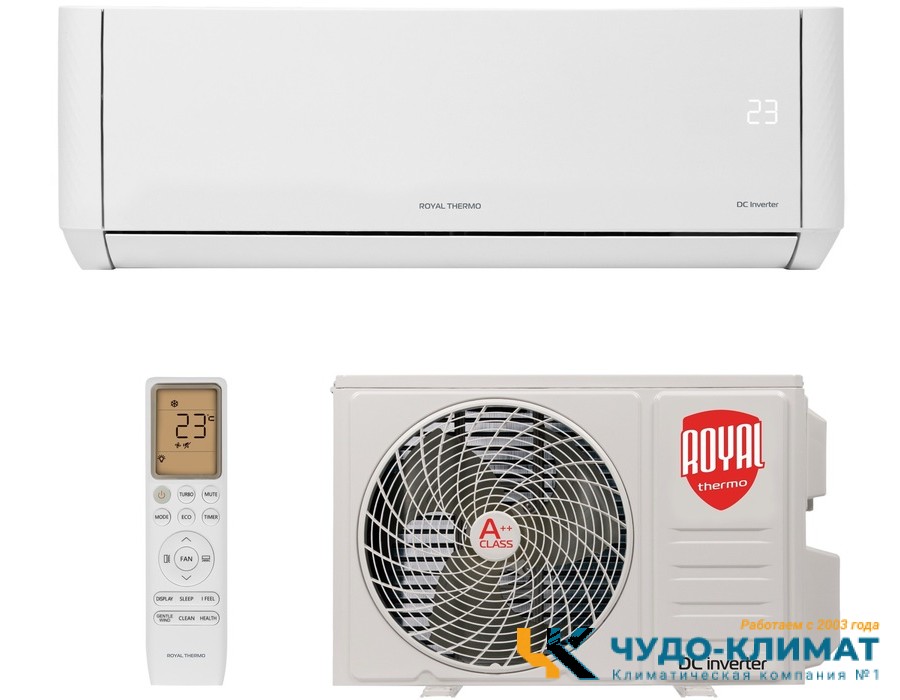 Кондиционер Royal Thermo Barocco RTBI-24HN8_V2/white
