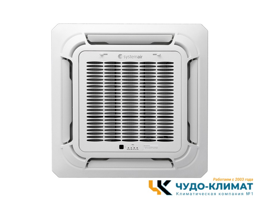 Кассетный кондиционер Systemair SYSPLIT CASSETTE 60 EVO HP R
