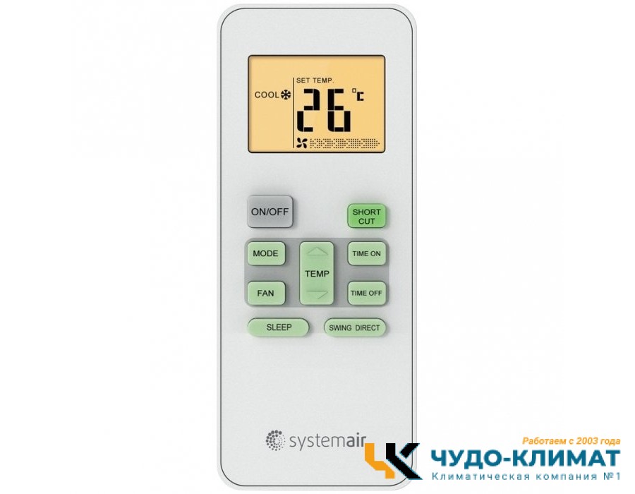 Кондиционер Systemair Sysplit Wall Smart 09 V2 EVO HP Q