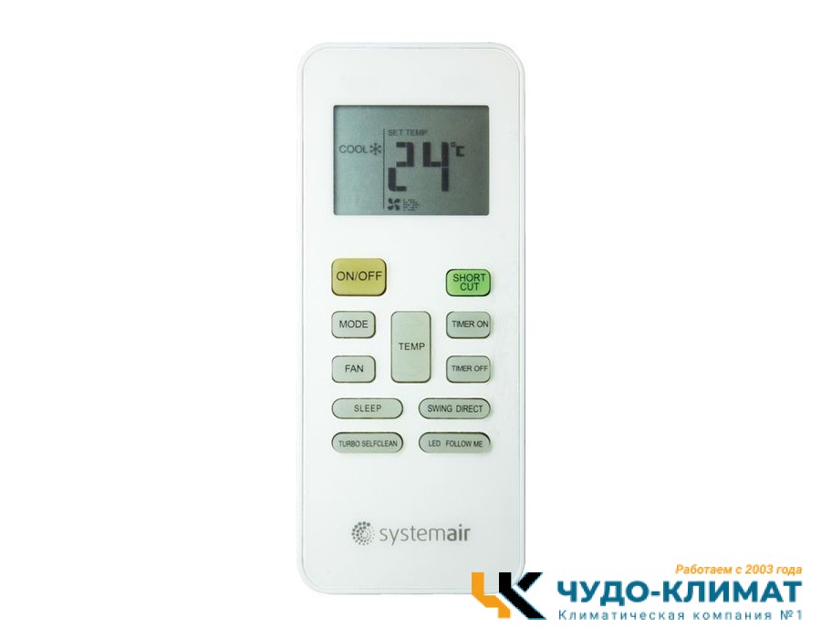 Кондиционер Systemair Sysplit Wall Smart 09 V4 HP Q