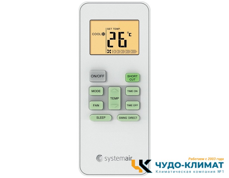 Кондиционер Systemair Sysplit Wall Smart 30 V3 HP Q