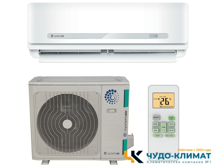 Кондиционер Systemair Sysplit Wall Smart 30 V3 HP Q