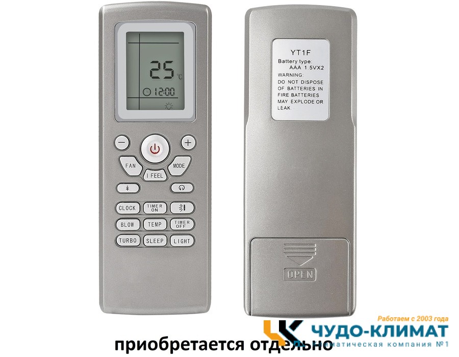 Канальный внутренний блок мульти сплит-системы Tosot T12H-FDSA/I