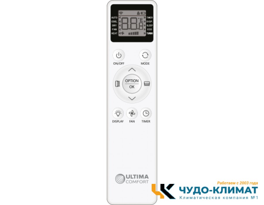 Настенный внутренний блок мульти сплит-системы ULTIMA COMFORT Eclipse UC-EMM12PN