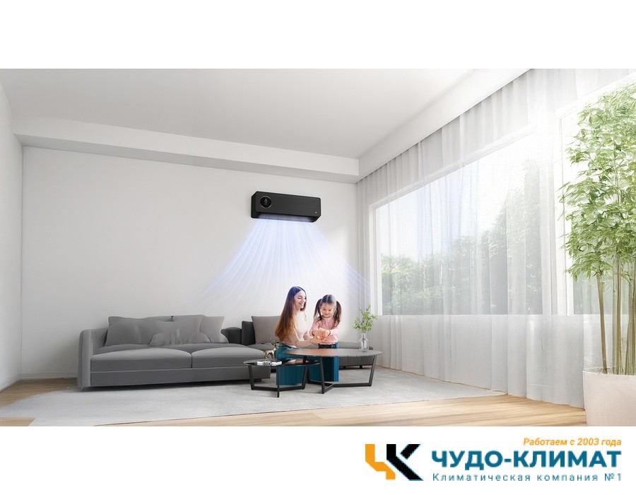Кондиционер VIOMI Cross 2 Black KFR-25GW/Y4CM1-A++/A+