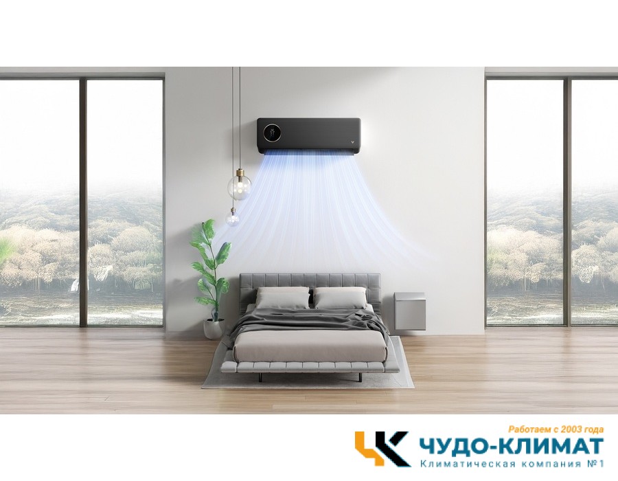Кондиционер VIOMI Cross 2 Black KFR-25GW/Y4CM1-A++/A+